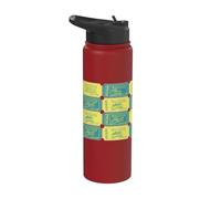 Universal Monsters Drive In Horror Tickets All Over Print Stainless Steel Insulated Water Bottle