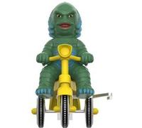 Universal Monsters - Figurine Super Cycles La Créature du Lagon Noir (Dark Green with Yellow Trike) 13 cm noir G