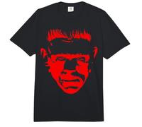 Universal Monsters Frankenstein Bold Icon Front & Back Comfort Colors Adult Heavyweight T-Shirt