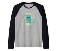 Universal Monsters Frankenstein Come to Life Retro Manche Raglan