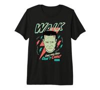 Universal Monsters Frankenstein Don’t Care Retro Goth T-Shirt Haut de Gamme