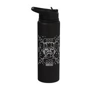 Universal Monsters Frankenstein Retro Goth Line Art Stainless Steel Insulated Water Bottle