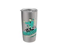 Universal Monsters Frankenstein Retro Goth Wicked Hour Gobelet isotherme en acier inoxydable double paroi