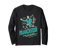 Universal Monsters Frankenstein Retro Goth Wicked Hour Manche Longue