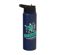 Universal Monsters Frankenstein Retro Goth Wicked Hour Stainless Steel Insulated Water Bottle