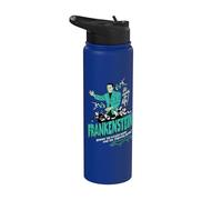 Universal Monsters Frankenstein Retro Goth Wicked Hour Stainless Steel Insulated Water Bottle