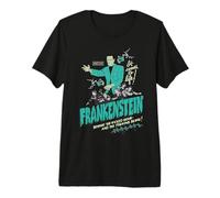 Universal Monsters Frankenstein Retro Goth Wicked Hour T-Shirt Haut de Gamme