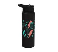 Universal Monsters Frankenstein Retro Lightning AOP Stainless Steel Insulated Water Bottle