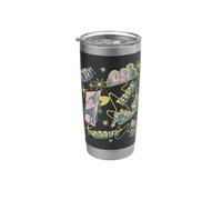 Universal Monsters Horror Classics All Over Print Gobelet isotherme en acier inoxydable double paroi