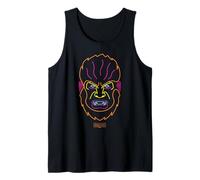 Universal Monsters Neon Wolf Man Portrait Débardeur