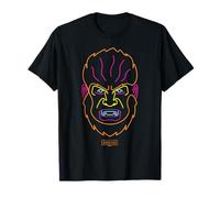 Universal Monsters Neon Wolf Man Portrait T-Shirt