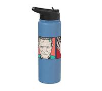 Universal Monsters Retro Goth Front Back Portrait Stainless Steel Insulated Water Bottle