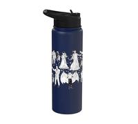 Universal Monsters Sparkle Star All Over Print Stainless Steel Insulated Water Bottle