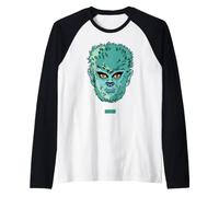 Universal Monsters Wolf Man Vintage Portrait Manche Raglan