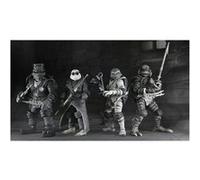 Universal Monsters X Teenage Mutant Ninja Turtles - Pack 4 figurines Turtles Black & White 18 c G