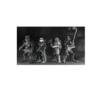 Universal Monsters X Teenage Mutant Ninja Turtles - Pack 4 figurines Turtles Black & White 18 cm G