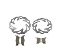Universal Motorcycle Brake Disc, 260/220mm Front And Rear, For 125cc, 150cc, 250cc, 350cc, 450cc, And 500cc
