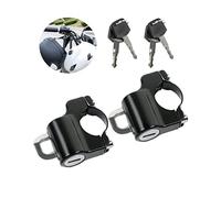 Universal Motorcycle Helmet Lock, Multifunctional Motorcycle Helmet Lock, with 2 Key Tamper- Proof Helmet Security Lock, No- Theft Helmet Lock Metal, for Motorbike Scooter Street Bike (2 Sets)