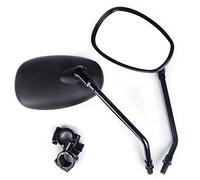 Universal Motorcycle Mirrors Black Rearview Mirrors with 7/8” Handle Bar Mount For Bike, Motorcycle