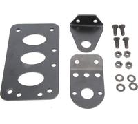 Universal Motorcycle Retro Side Mount Hacklight Inhaber Plaque d'immatriculation Support de cadre #B