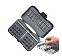 Universal Multi Bit Ratchet Screwdriver - Magnetic 32 Piece Precision Repair Kit, Ergonomic Hand Driver With Assorted Bits, Professional Maintenance Tool For Gadgets Furniture And Workshop Tasks