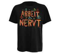 Universal Music Chemises Imprimé - Arbeit Nervt 4802372 T-Shirt Mixte