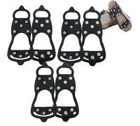Universal Non-Slip Gripper Spikes,Non Slip Gripper Spike Ice Traction Cleats Walk Traction Cleat Durable Ice Snow Grips for Shoes,for Ice Sports Hiking Walking Climbing (3pairs)