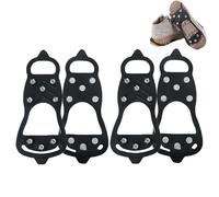 Universal Non-Slip Gripper Spikes,Non Slip Gripper Spike Ice Traction Cleats Walk Traction Cleat Durable Ice Snow Grips for Shoes,for Ice Sports Hiking Walking Climbing (2pairs)