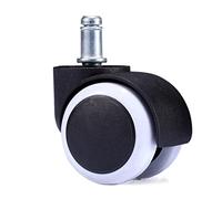 Universal Office Chair Wheel Caster 2 Inch 50KG Swivel Castor Furniture Feet Replacement Wheels 360 Degree Roller Casters(White)