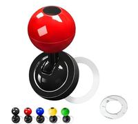 Universal One-Button Start Car Shift Knob,Car Starter Button, Customized One Button Start Shift Knob (Red,Number 1)