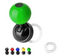 Universal One-Button Start Car Shift Knob,Car Starter Button, Customized One Button Start Shift Knob (Green,Number 7)