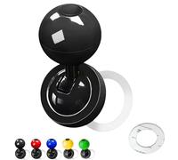 Universal One-Button Start Car Shift Knob,Car Starter Button, Customized One Button Start Shift Knob (Black,No pattern)