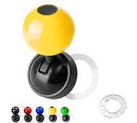 Universal One-Button Start Car Shift Knob,Car Starter Button, Customized One Button Start Shift Knob (Yellow,Number 8)