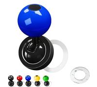 Universal One-Button Start Car Shift Knob,Car Starter Button, Customized One Button Start Shift Knob (Blue,Number 4)