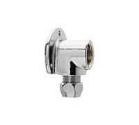 Universal plaque murale 451810 laiton chromé, 2000 / 2 « x10mm, avec 2000 à 2000