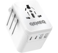 Universal Plug Adapter,Universal Travel Adapter with 2 USB and 2 USB C,Universal Adapter France to USA UK Germany Australia China Japan,Adapter Plug to France.