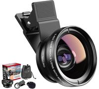 Universal Portable Phone Lens, 2 in 1 Phone Lens, 12.5x Macro, 0.45x Wide Angle Lens, Macro Lens, for Most Smartphones