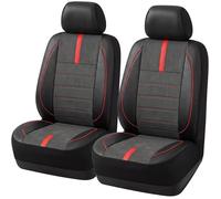 Universal Premium PU Leather Car Seat Cover Set of 2 Front Seat Covers for Driver and Passenger Appuie tête amovibl HOUSSE DE SIEGE