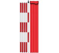 Universal Prism Pole Point for Total Station Surveying | Prism Pole Aluminum Alloy, Grade Rod for Road Work/Land Surveying Equipment(500cm/196.85in)