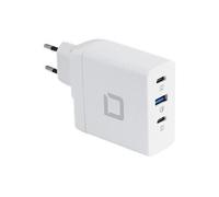 Universal PRO - Adaptateur secteur - technologie GaN - 100 watt - 5 A - PD 3.0, QC 4.0+ - 3 connecteurs de sortie (2 x USB-C, USB) - blanc