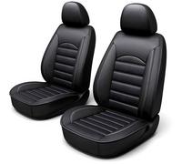 Universal PU Leather Car Seat Covers 2 Front Seat Covers Ford C Max Edge Fiesta Focus Grand C Max Ka K Plus Kuga HOUSSE DE SIEGE