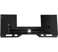 Universal Quick-Tach Plaque de montage pour chargeur compact Adaptateur 1/4", chargeur - Noir - Design allemand - Adaptation universelle