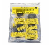 Universal Rubber O Ring Kit 950pcs | 0.5/0.6/0.7mm Thickness 12-30mm Sizes | Water - Tight Watch Back Cover Gaskets for Battery Replacement/Repair/Maintenance (0.7mm)