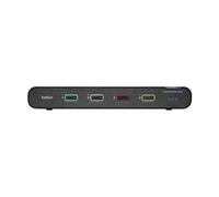 Universal Secure Single-Head - 2ème génération - commutateur écran-clavier-souris/audio - 4 x KVM / audio - 1 utilisateur local - de bureau