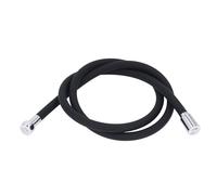 Universal Shower Hose Replacement | 4.9ft Stainless Steel Flexible Extension Hose | Pressure - Tolerant Design for Bathroom/Handheld Showerhead/Water Heater (Stainless Steel and Silicone)