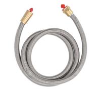 Universal Shower Hose Replacement | 4.9ft Stainless Steel Flexible Extension Hose | Pressure - Tolerant Design for Bathroom/Handheld Showerhead/Water Heater (Copper and Stainless Steel)