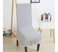 Universal Size Stretch chaise plissée housses de siège rock pour mariage banquet fête hôtel décor - Rose