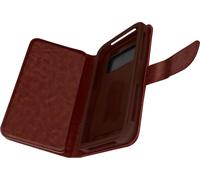 Universal Smartphone Flip Cover Portefeuille 6 fentes pour cartes taille XL - Marron