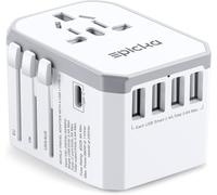 Universal Socket Adapter (USB C (1 USB C) 28W White)