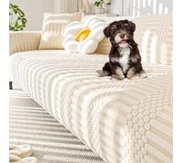 Universal Sofa Slipcover for 1-5 Seats Stretch Couch Cover Washable Anti-Scratch Sofa Slipcover Couch Cushion Cover for All Seasons Pet Friendly Furniture Protector,C1,1 seat 90~140cm(A1,2 seat 145~18
